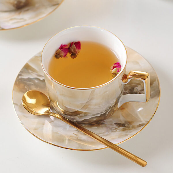 TSB6BB020 3 Luxury Coffee Set Porcelain Complete English Tea Set