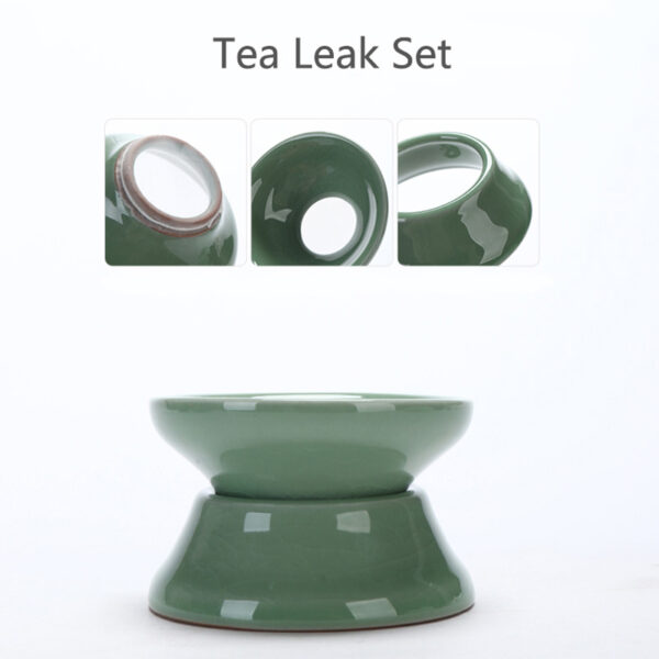 TSB8BB002 6 Chinese Tea Set for Gongfu Cha with Tray 11 Pieces