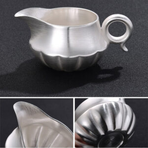 TSB8BB003 D3 Collectable Chinese Silver Gongfu Tea Set 10 Pieces