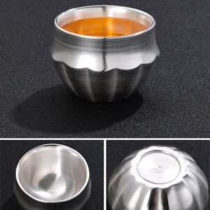 TSB8BB003 D6 Collectable Chinese Silver Gongfu Tea Set 10 Pieces