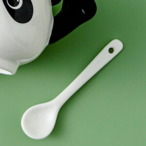 TSB8BB006 d5 Panda Cup and Saucer Colored Enamel Mug