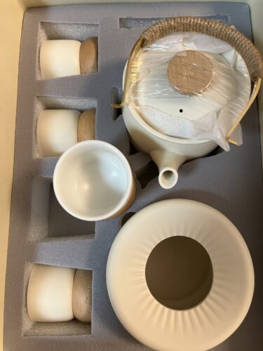 White Japanese Porcelain Tea Set with Warmer photo review