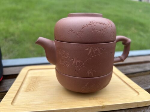 Authentic Chinese Yixing Travel Tea Set for 2 photo review