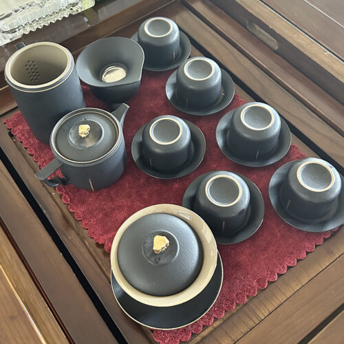 Luxury Chinese Gongfu Tea Set Ceramic photo review