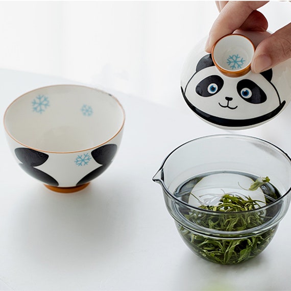 Chinese Panda Travel Tea Set Ceramic