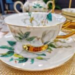 Camellias Vintage Tea Set Bone China Teapot Set photo review